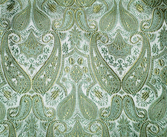 Silk Brocade Paisley Custom Textile